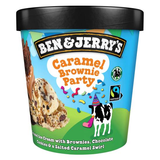 Ben & Jerry's Ice Cream Caramel Brownie Party (465ml)