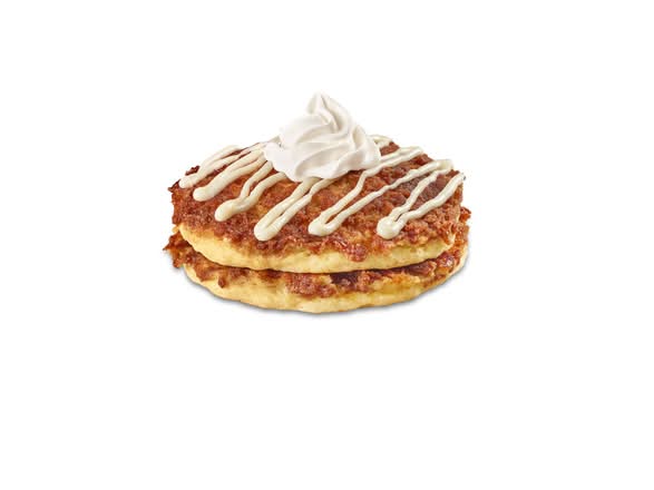 CINNAMON ROLL PANCAKES A LA CARTE
