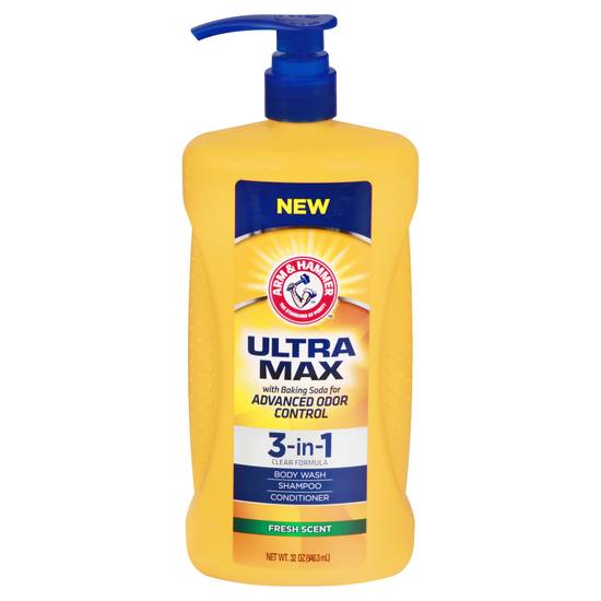 Arm & Hammer Ultra Max 3 in 1 Fresh Scent Clear Formula