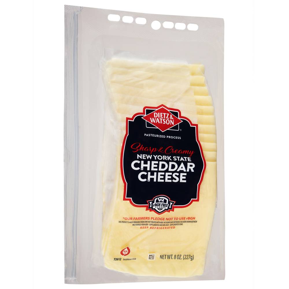 Dietz & Watson C-Sharp White Cheddar Cheese (8 oz)