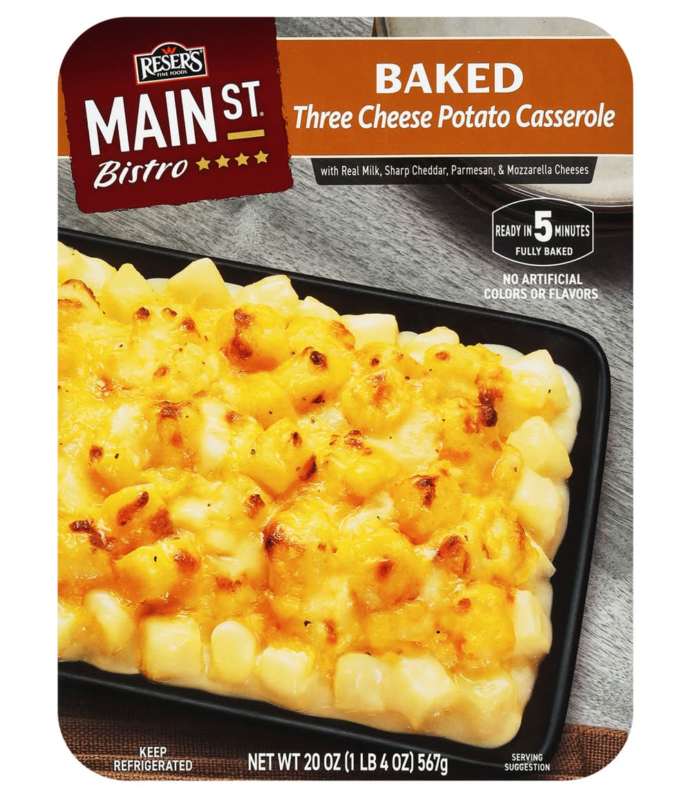 Main St Bistro Baked Three Cheese Potato Casserole (20 oz)