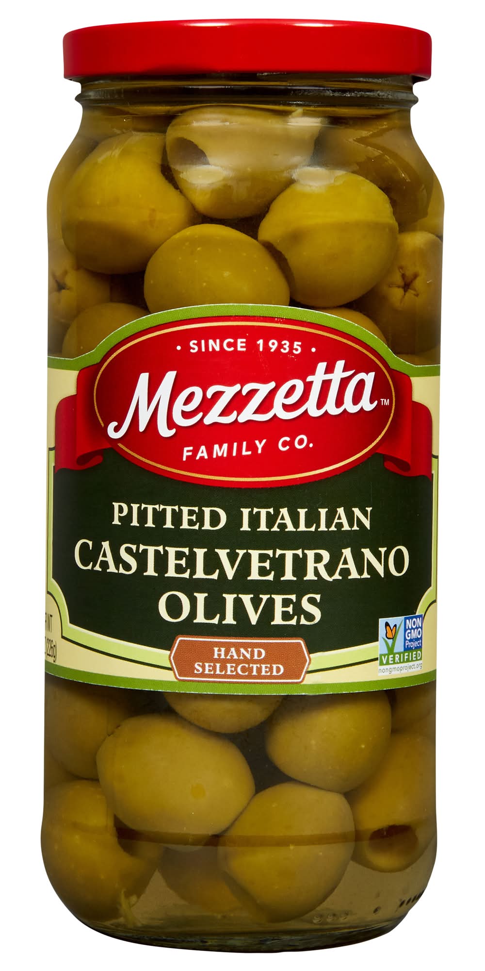 Mezzetta Pitted Italian Castelvetrano Olives (8 oz)