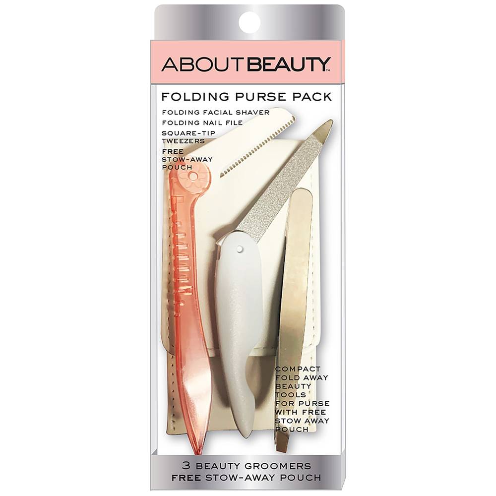 About Beauty Folding Purse pack (3 ct)