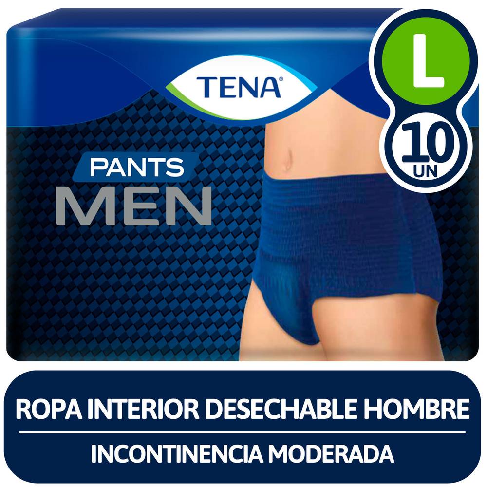 Tena ropa interior desechable hombre l (bolsa 10 u)