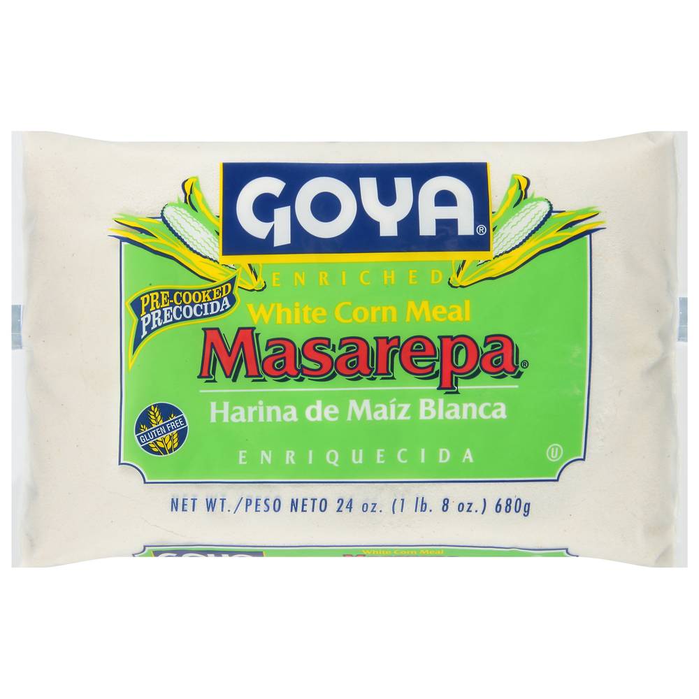 Goya Masarepa Harina De Maiz Blanca White Corn Meal