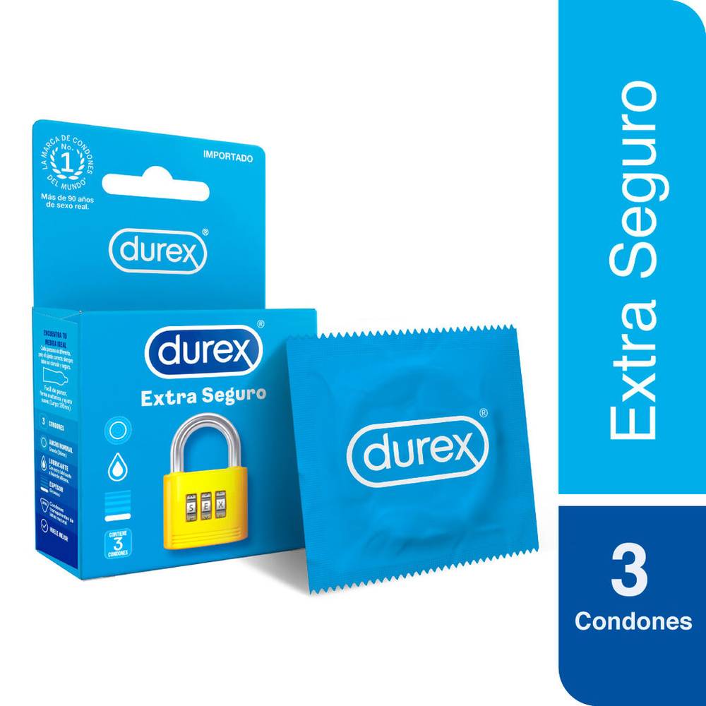 Preservativo Extra Seguro  DUREX