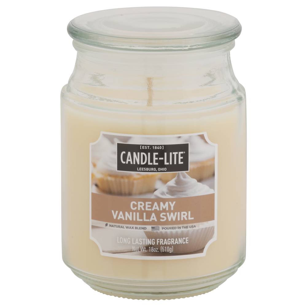 Candle Lite Company Creamy Vanilla Swirl Candle