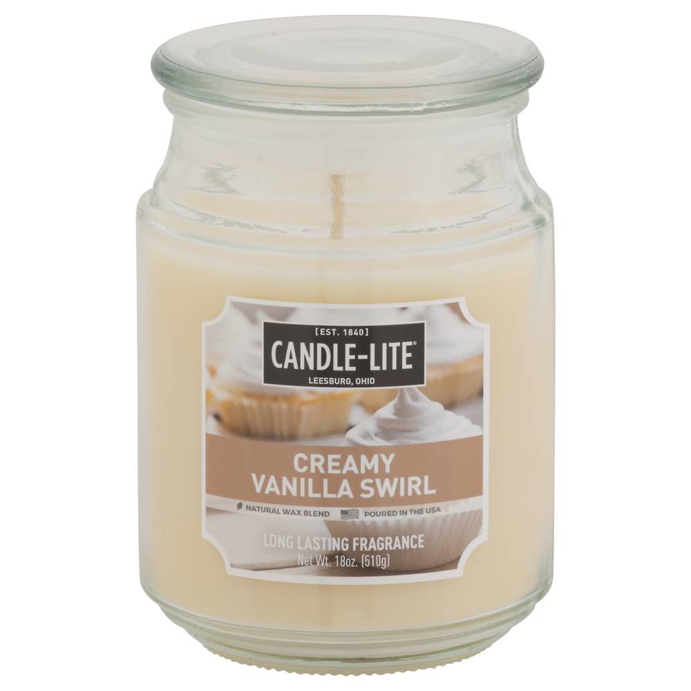 Candle Lite Company Creamy Vanilla Swirl Candle (1.12 lbs)