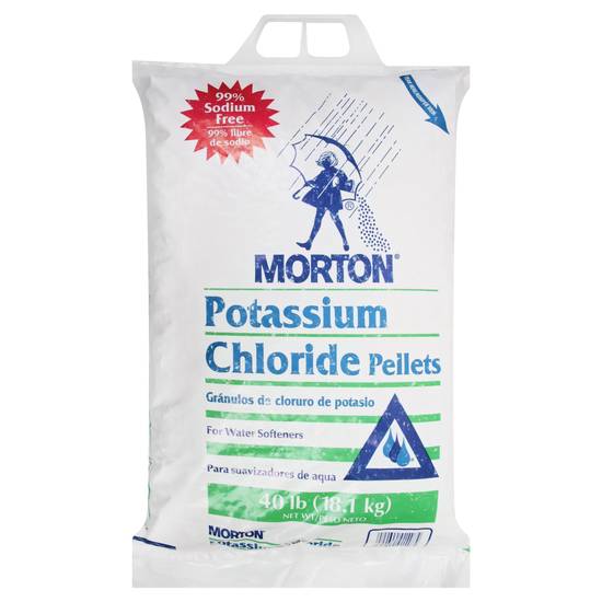 Morton Potassium Chloride Pellets (40 lbs)