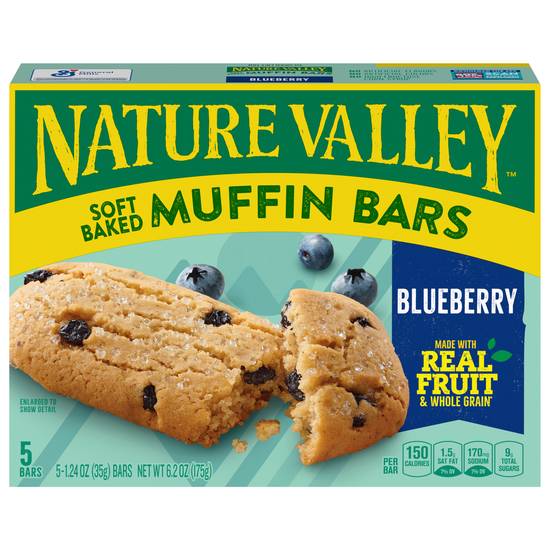 Nature Valley Soft-Baked Muffin Bars Blueberry (5 ct)