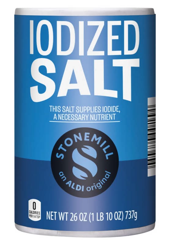 Stonemill Iodized Table Salt (26 oz)