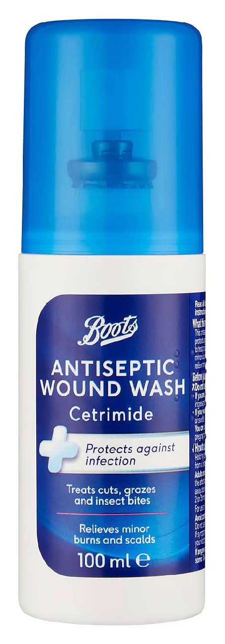 Boots Antiseptic Wound Wash - 100ml