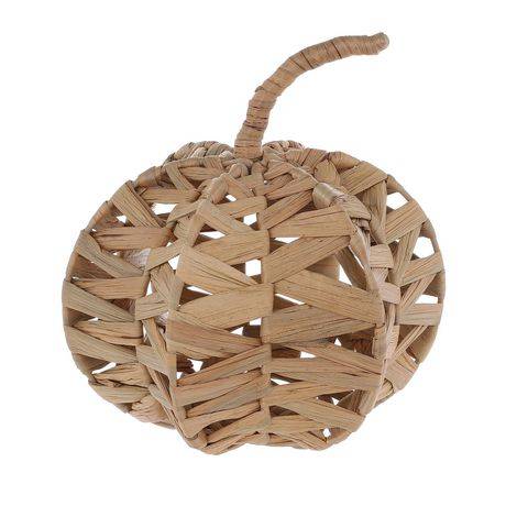 Woven Pumpkin Decor