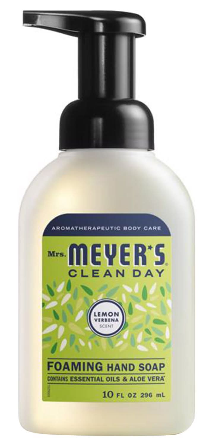 Mrs. Meyer'S Clean Day Lemon Verbena Scent Foam Hand Soap 10 Oz