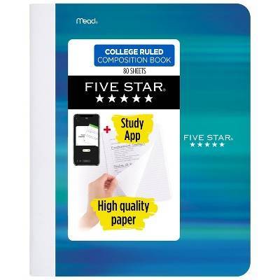 Five Star College Ruled Active Composition Book