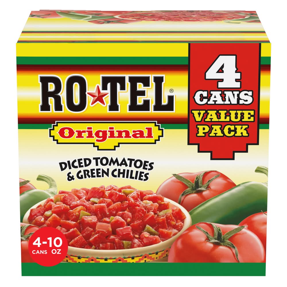 RO*TEL Original Diced Tomatoes and Green Chilies (10 oz, 4 ct)