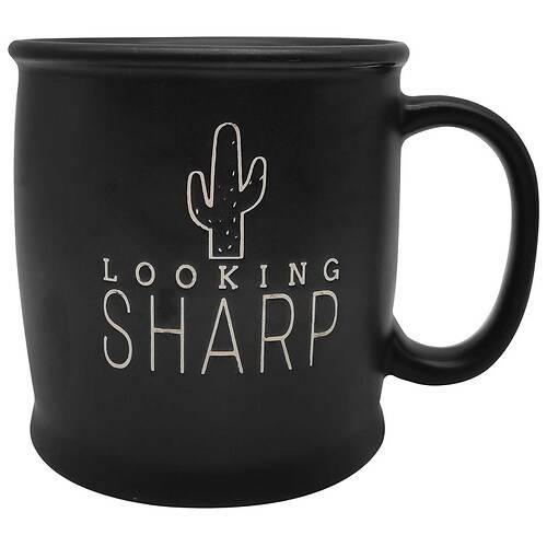 Modern Expressions Cactus Ceramic Mug- LOOKING SHARP - 1.0 ea