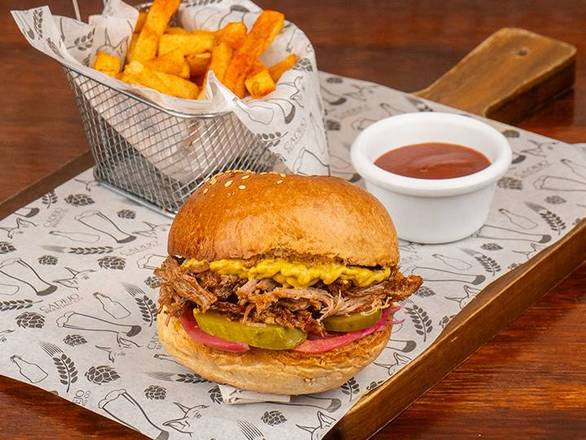 Burger con Pulled Pork