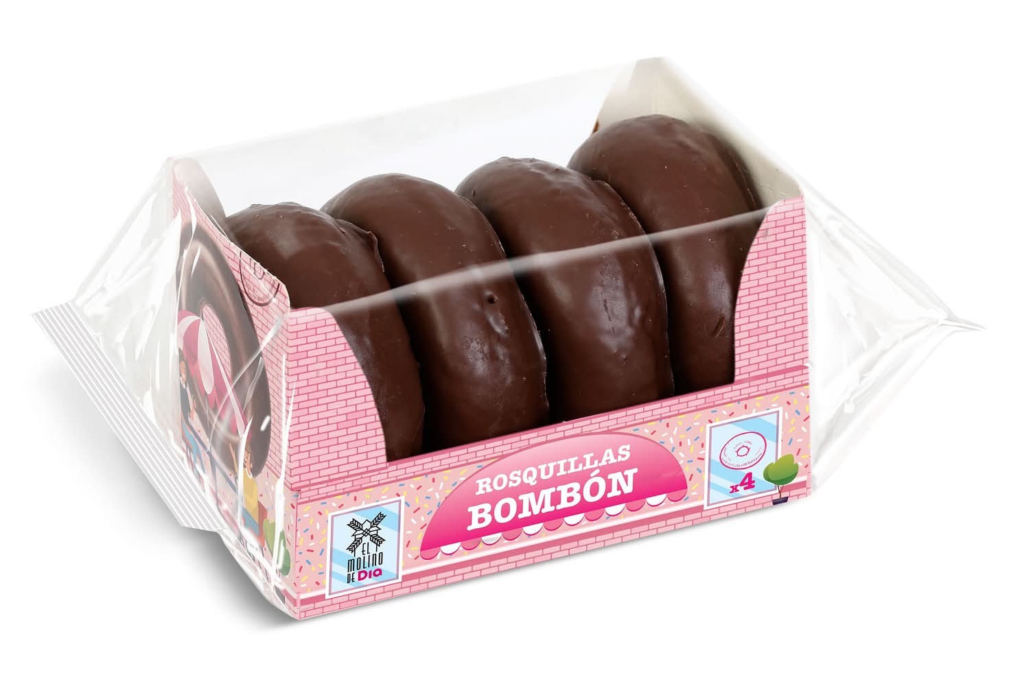 Rosquillas De Chocolate El Molino De Dia Bandeja 240 G