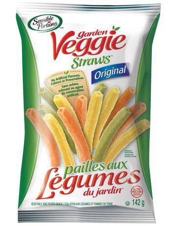 Sensible portions pailles aux légumes du jardin sensible portions original (142 g, veggie straws) - garden veggie straws original snacks (142 g)