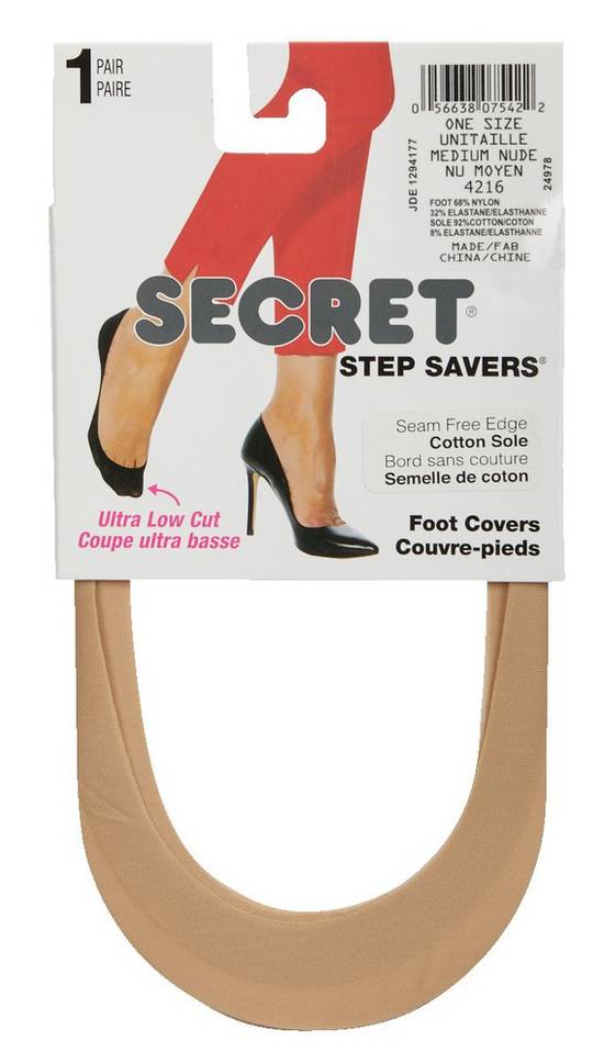 Secret Ultra Lowcut Footcover Nude (1 pair)