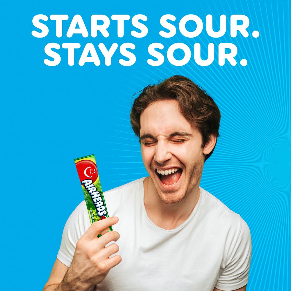 Airheads Sour Candy Bars, Assorted (5 x 0.55 oz)