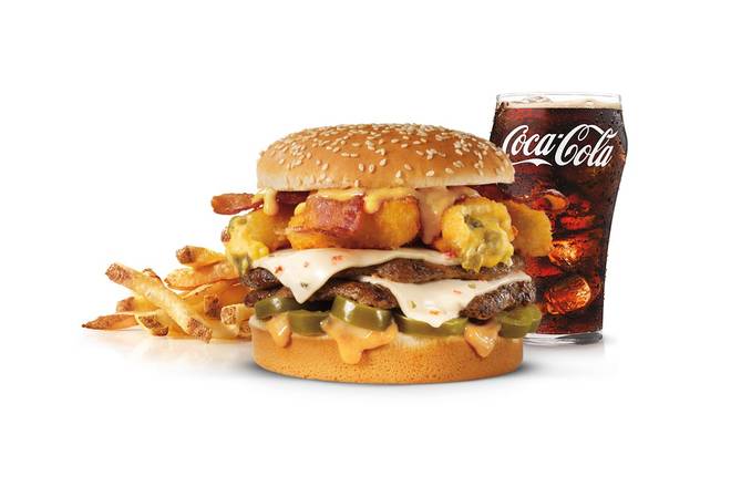 Double Carl's Jr. El Diablo Combo