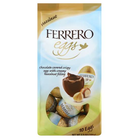 Ferrero Crispy Easter Eggs With Creamy Hazelnut Filling (10 eggs)