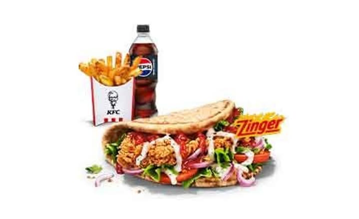Zinger Krispy Kebab Menü