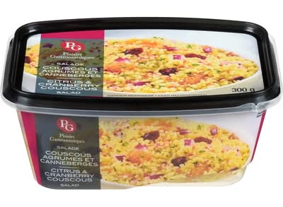 Plaisirs gastronomiques salade de couscous aux canneberges et agrumes - citrus and cranberry couscous salad