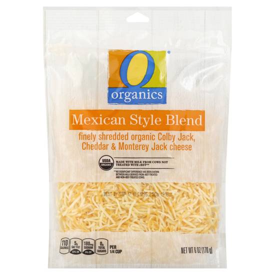 O Organics Organic Finely Shredded Mexican Blend Cheese (6 oz)