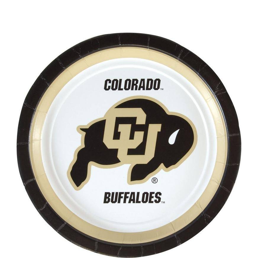 Colorado Buffaloes Dessert Plates 12ct