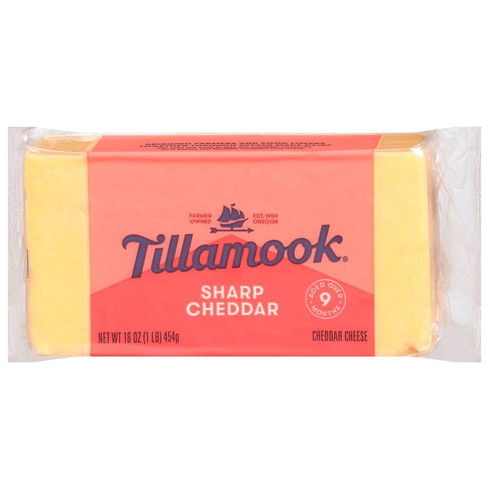 Tillamook Sharp Cheddar Cheese (1 lbs)