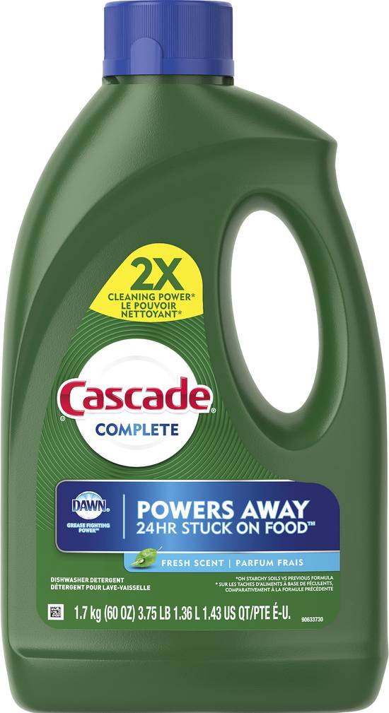 Cascade Complete Fresh Scent Dishwasher Detergent