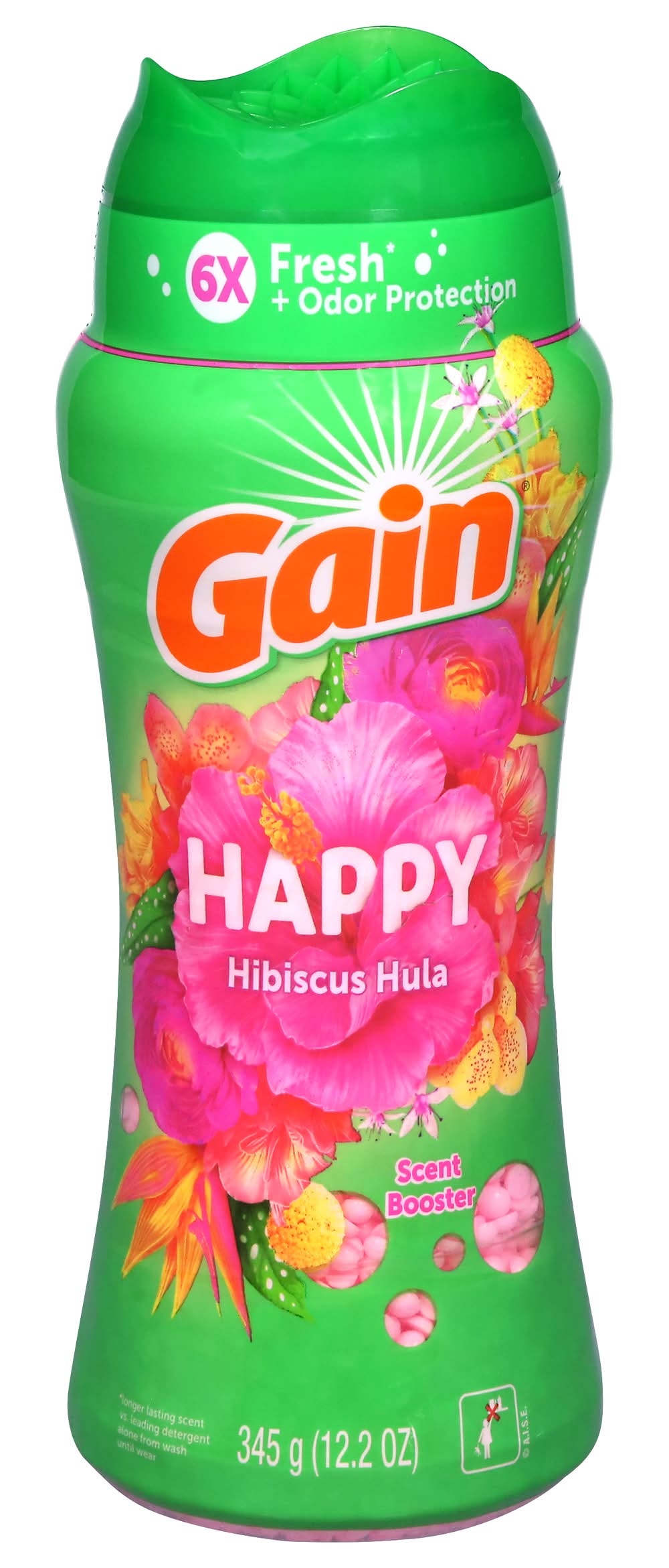 Gain In-Wash Booster Beads Detergent, Hibiscus Hula (12.2 oz)