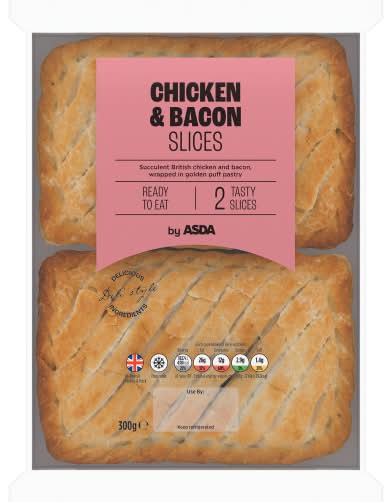 ASDA Chicken & Bacon Slices (2 pack)