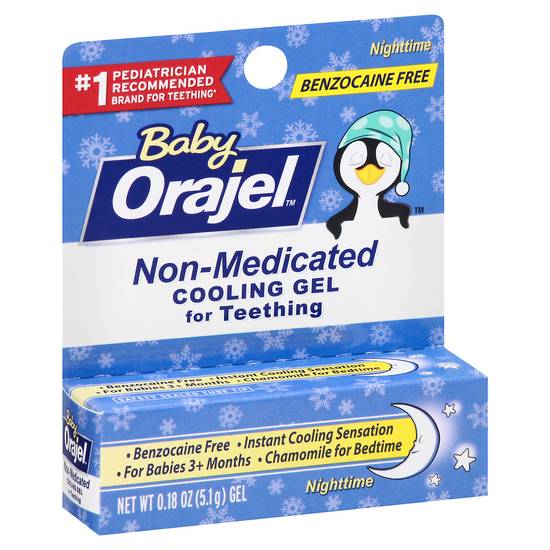 Orajel Baby Nighttime Non-Medicated Cooling Gel For Teething