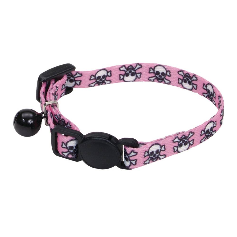 Costal Lil Pals Adjustable Breakaway Kitten Collar (5/16-in x 6-8-in/pink)