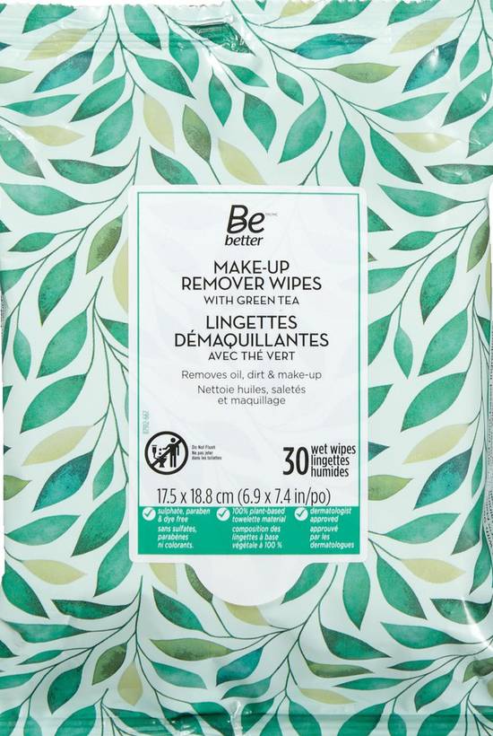 Be Better Makeup Remover Wipes (30 units)