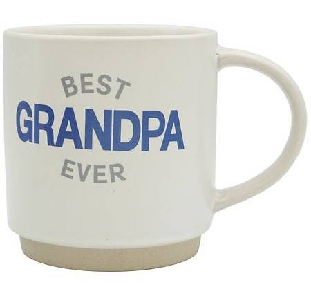 Modern Expressions Best Grandpa Ever Mug, White