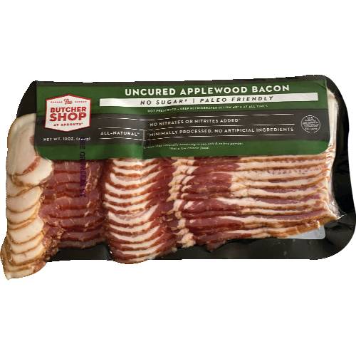 The Butcher Shop No Sugar Applewood Uncured Bacon