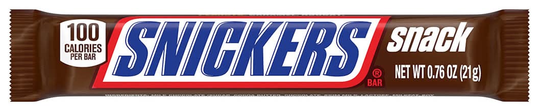 Snickers Chocolate Candy Snack Bar (0.76 oz)