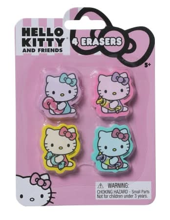 Hello Kitty® Erasers 4-Pack