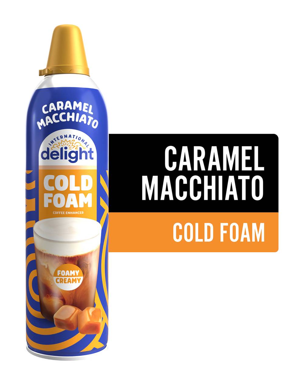 International Delight Cold Foam Coffee Creamer, Caramel Macchiato (14 oz)