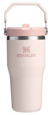 Stanley Stainless Steel Ice Flow Flip Straw Tumbler, Rose Quartz 2.0