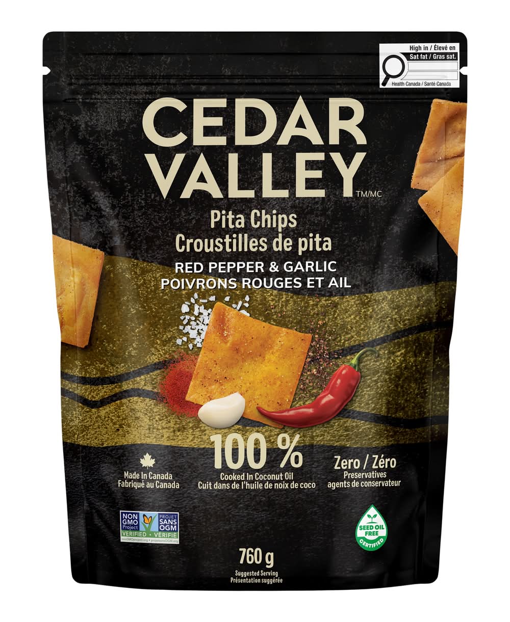 Cedar Valley - Croustilles De Pita, 760 G / Cedar Valley Pita Chips, 760 G