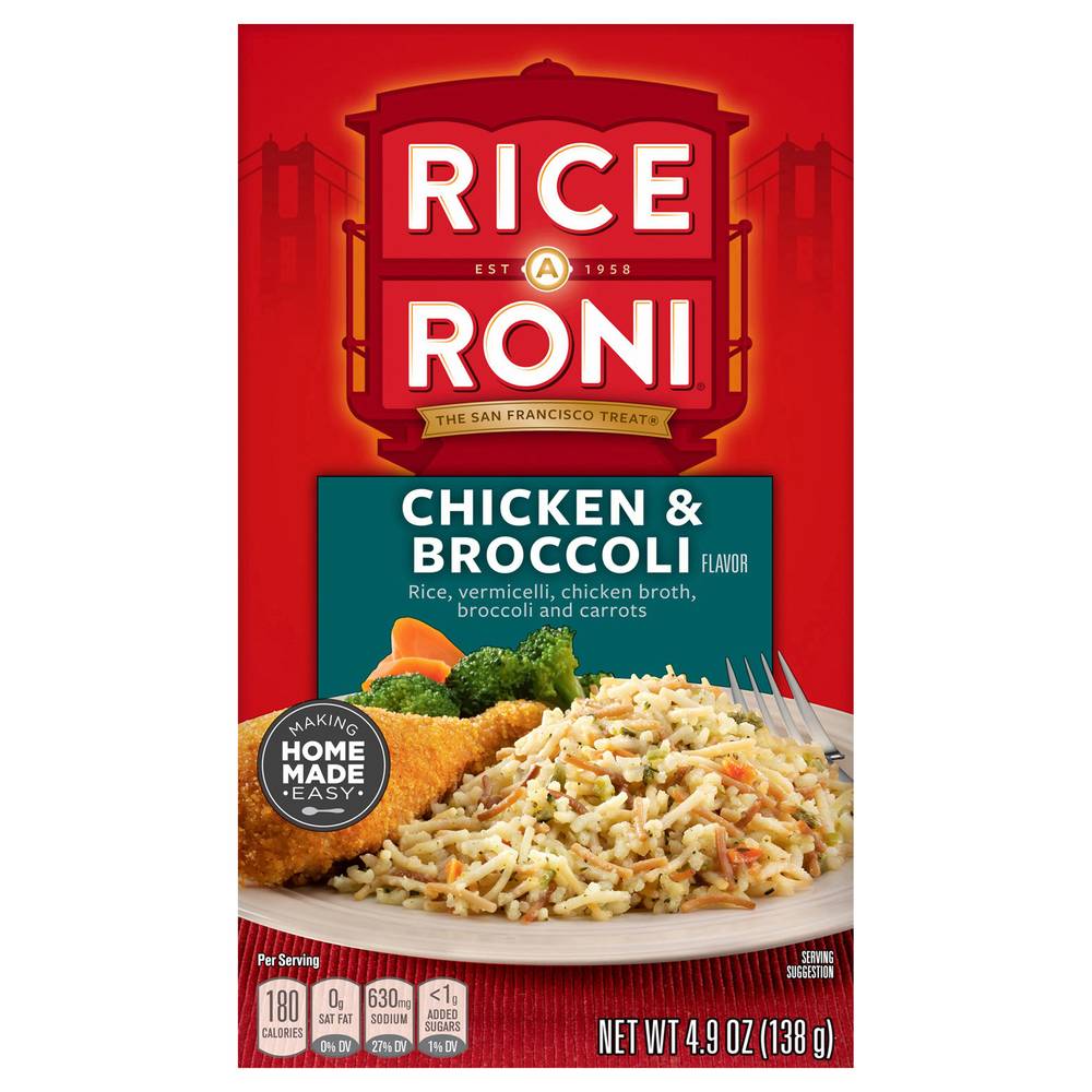 Rice-A-Roni Rice, Chicken-Broccoli (4.9 oz)