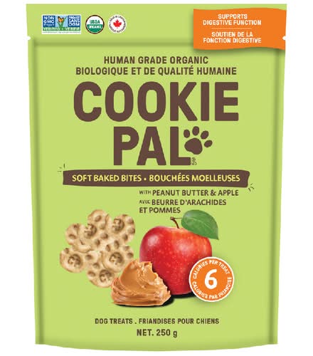 Cookie Pal Soft Baked Dog Treats With Peanut Butter and Apple (250 g)