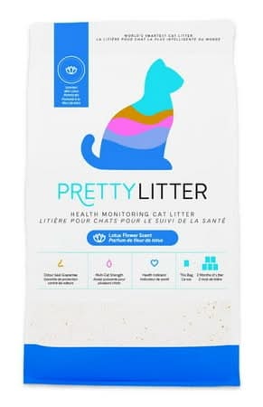 PrettyLitter Health Monitoring Cat Litter, Lotus Flower (3.6 kg)