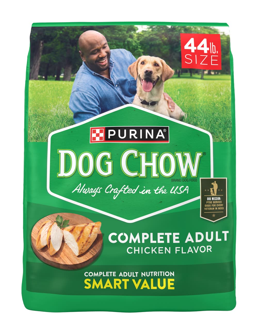 Purina Dog Chow Complete Dry Food, Chicken, Adult (44 lbs)